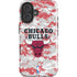NBA Chicago Bulls Digi Camo iPhone 16 Plus Impact Case